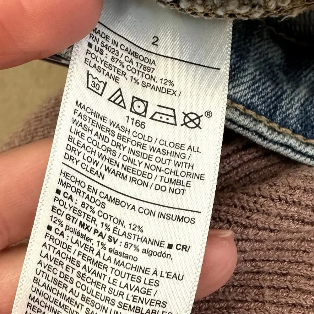 Old Navy OG LOOSE Secret-Smooth High Rise Denim High Waist Straight Leg Jeans - Picture 9 of 9